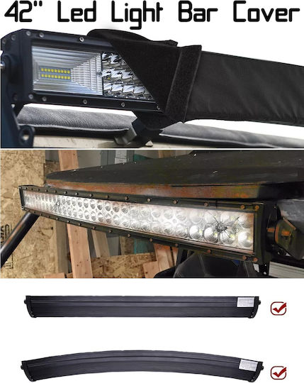 Carcasă de protecție impermeabilă pentru bară LED 42 inch 107cm negru
