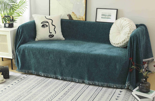 ForHome Τριθέσιου Καναπέ Π180xΜ280cm Κυπαρισσί