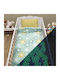 Lino Home Blanket Cot Fleece Green 110x150cm