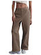 Dama Tesatura Pantaloni Maro