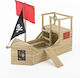 Wooden Pirate Ship Playground Sandbox