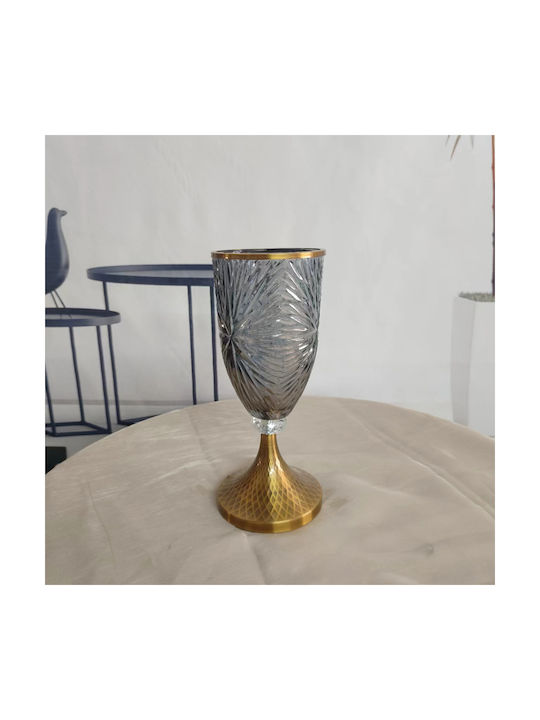 Karvounis Decorative Vase Gold 12x30cm