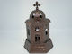 Metal Hexagonal Church Vigil Oil Lamp 1 Piece Bronze