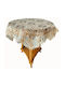 ForHome Tablecloth with Embroidery Set 6pcs Beige 90x90cm