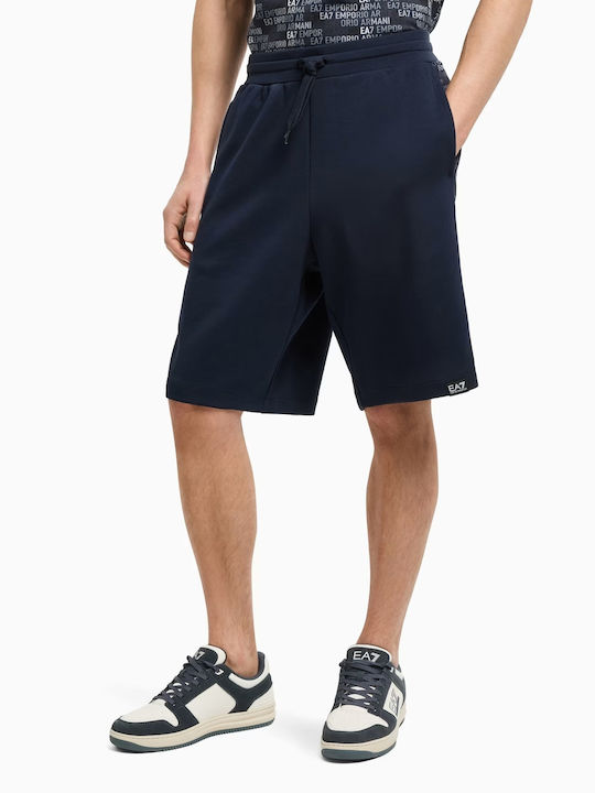 Pantaloni Scurți Bărbați Regular Fit Albaștri