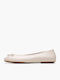 Leather Ballerinas Palmaria Beige