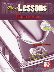 First Lessons Harmonica By David Barrett Μέθοδος Διατονική Φυσαρμόνικα Βιβλίο Cd