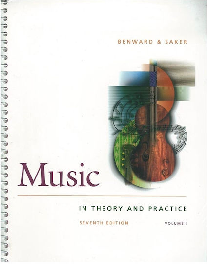 Benward & Saker Music In Theory Practice Vol 1 Anthology Cd