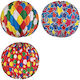 Papierlaterne Ball Mehrfarbig Φ26cm 3 Designs