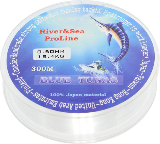 Tpster Πετονιες Ψαρεματος Ναυλον 159-04 Διαφανο 0.5mm Max18.4kg 300m 19326