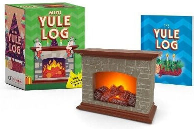 Mini Yule Log With Crackling Sound 1208