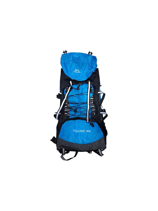 Bergsteigerrucksack 90Es Hellblau