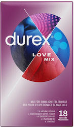Durex Προφυλακτικά Love Mix 18τμχ 56mm Strawberry