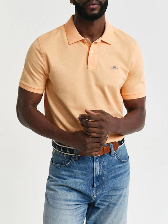 Gant Gant Herrenblusen Polo T-Shirt Hellorange