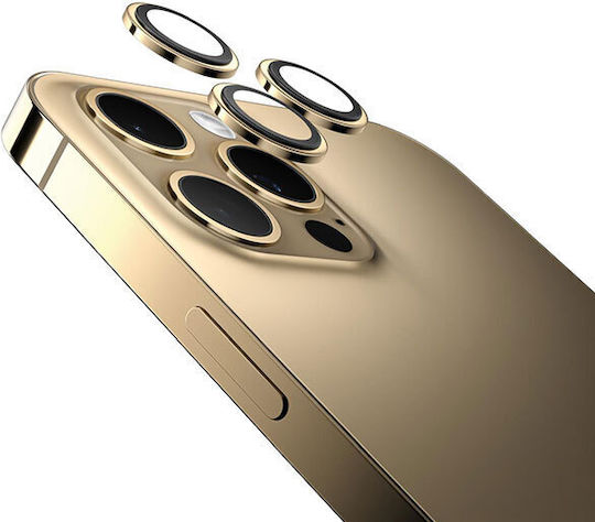 Otao Premium Προστασία Κάμερας Tempered Glass Χρυσό για το iPhone 12 Pro