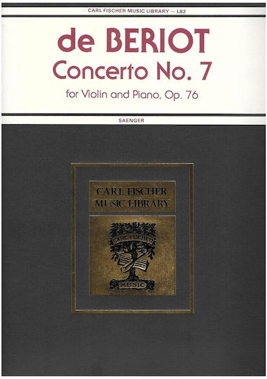 Beriot Violin Concerto Nr.7 In G Major Op.76
