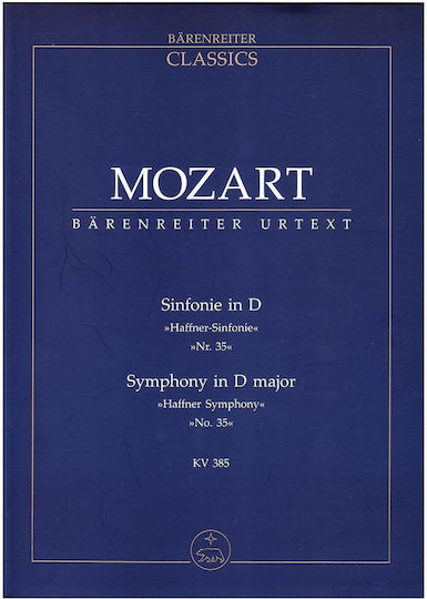 Mozart Simfonia în Re major Nr.35 Kv385 Partitură de buzunar