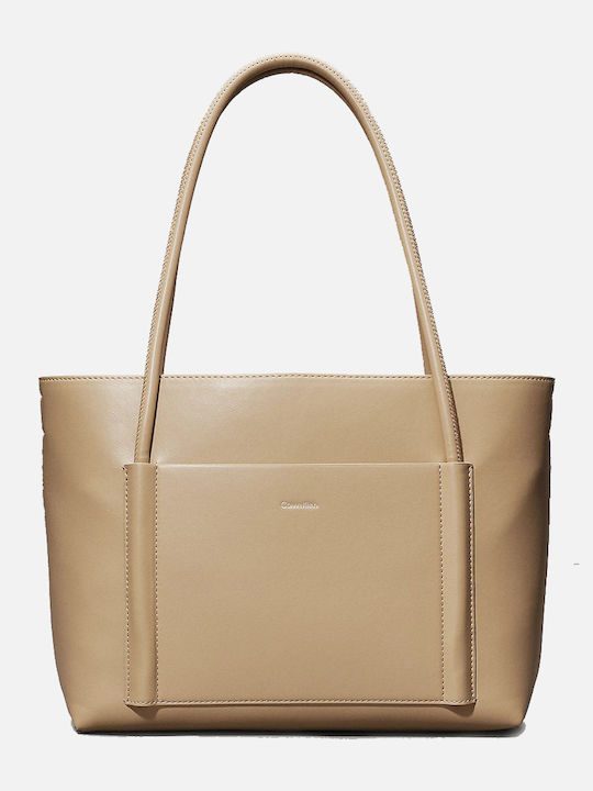 Calvin Klein Γυναικεία Shopper Τσάντα Sandy Brown