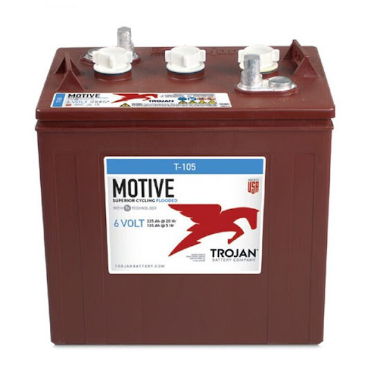 Trojan Photovoltaik-Batterie Tieftzyklus 6V 225Ah (T105)