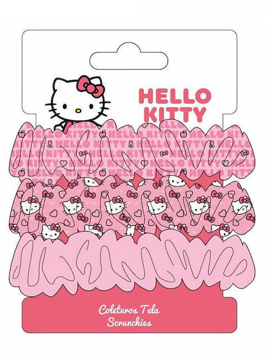 Cerda Hello Kitty Kids Hair Ties Fuchsia Set 3 ...