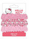 Cerda Hello Kitty Kids Hair Ties Fuchsia Set 3 Pieces