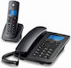 Motorola C4201 Ασύρματο Τηλέφωνο Duo Μαύρο