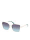Guess Women's Sunglasses with Black Metallic Frame and Blue Gradient Lenses GU00192 33W