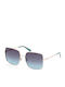 Guess Women’s Sunglasses With Black Metallic Frame And Blue Gradient Lens
