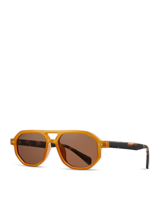Moscow Mule Unisex Ochelari de soare cu Galben ...