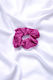 Elastic de păr din satin fuchsia