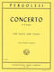 Pergolesi Concerto In D Major