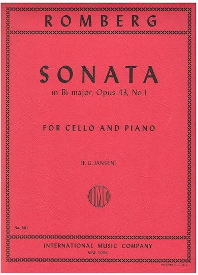 Romberg Sonata In Bb Major Op 43 No 1