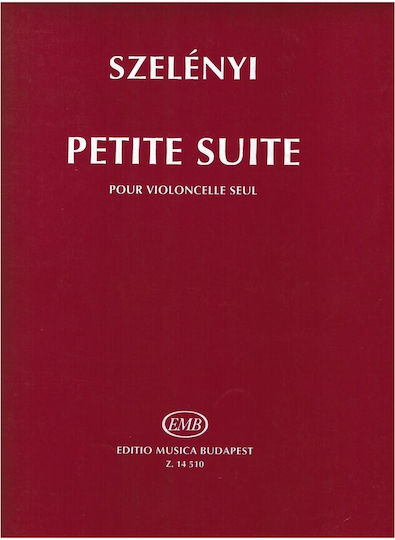 Editio Musica Budapest Szelenyi Petite Suite Cello Book