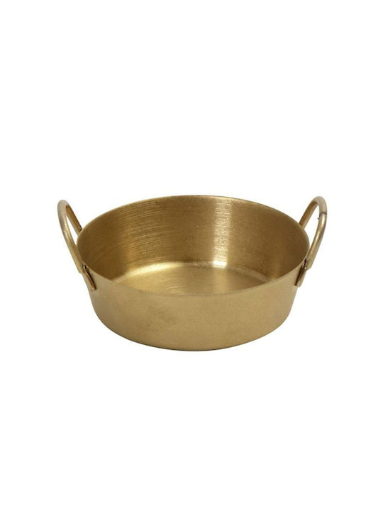 Espiel Dip-Schüssel Rund Inox Gelb mit Durchmesser 8.2cm