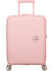 American Tourister Soundbox Βαλίτσα Ταξιδίου Καμπίνας Σκληρή Pastel Pink με 4 Ρόδες Ύψους 55εκ.