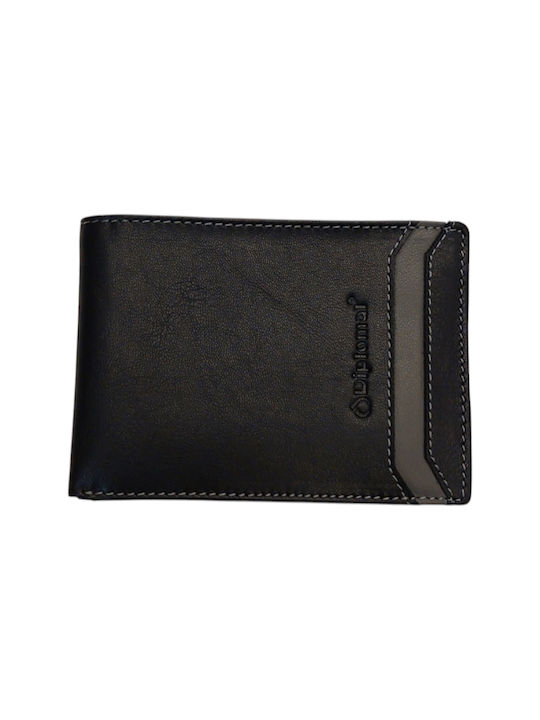 Leather Men's Wallet Classic Black