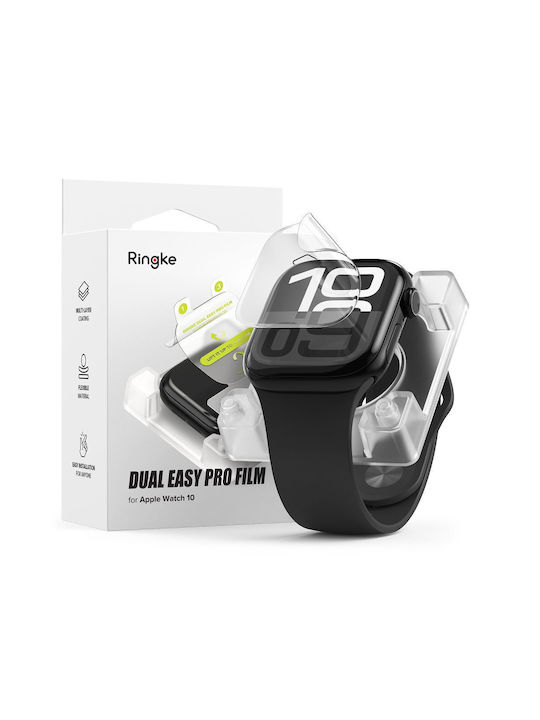 Ringke Dual Easy Pro Защитен екран за Apple Watch 10 / 11 (46 мм) 2бр