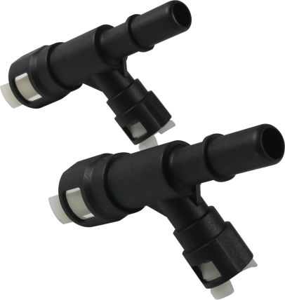 Τμχ Σετ Cadillac Heater Hose Connector 15055343 Μαύρο