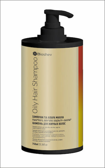 Bioshev Professional Shampoos Shine for Oily Hair 750ml