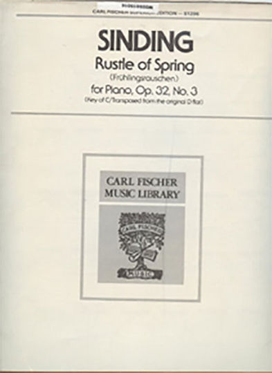 Carl Fischer Sinding Rustle Spring Op.32 N.3