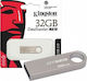 32GB USB 2.0 Stick Silver