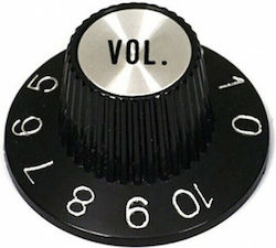Knob Witch Hat Volume Black Knob Witch Hat Volume Black