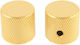 Knopf Metall Flacher Kopf Gold 19 X19 6.35 Fester Schaft Pot Paar 2