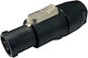 Powercon True1 Βύσμα Ρεύματος Εισόδου Προέκτ 3pc-bk-ip Lx-audio Black Ip65 57501-210