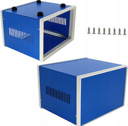 Metal Case Blue Instruments 115x310x285mm