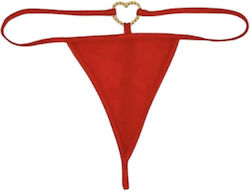 Women's String Panties Tres Chic Red