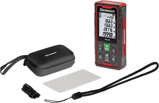 Benman Μέτρο Laser GLM-100 με Εύρος Μέτρησης 0.175m-100m