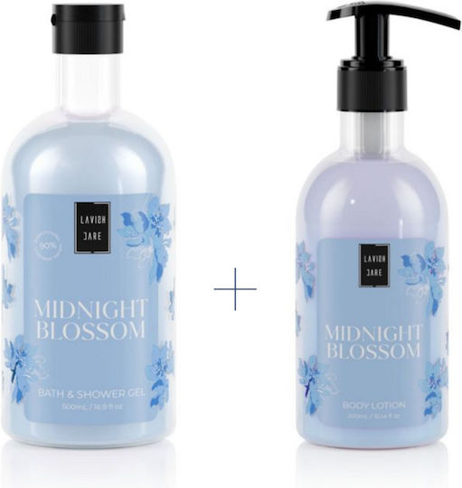 Lavish Care Midnight Blossom Σετ Περιποίησης για Καθαρισμό Σώματος & Ενυδάτωση 2τμχ