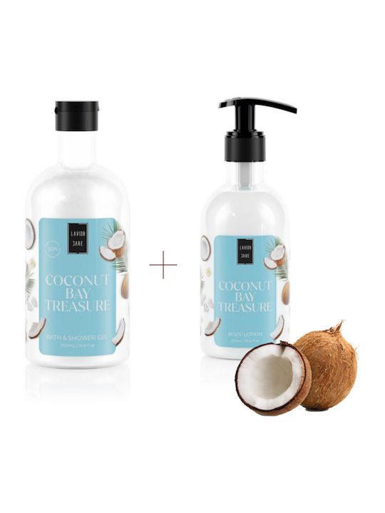 Coconut Bay Σετ Περιποίησης για Καθαρισμό Σώματος & Ενυδάτωση 2τμχ