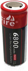 26650 6800mAh 3.7V 1τμχ